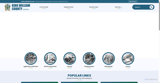 Security scan screenshot of https://kwc.gov/