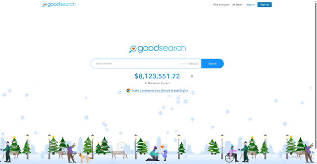 Security scan screenshot of https://www.goodsearch.com/