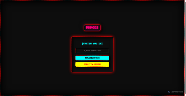 Security scan screenshot of https://mkmodz-tolkit-hacker-bot-h493j9p959.edgeone.app/