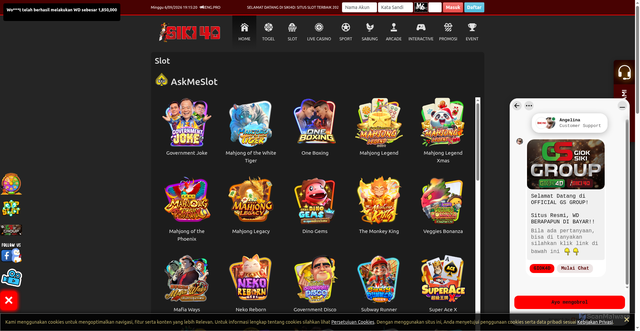 Security scan screenshot of https://siki4dkalem.pro/slot/ams