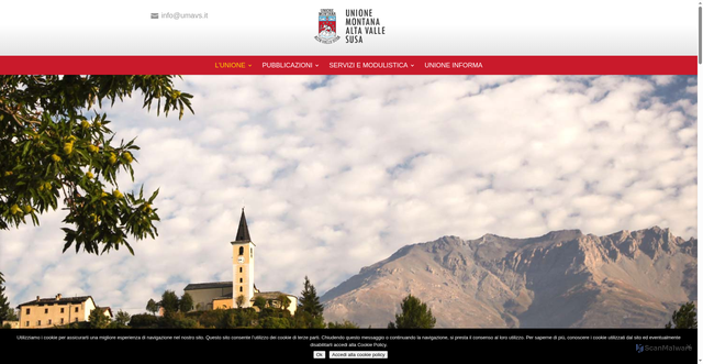 Security scan screenshot of https://www.umavs.it/