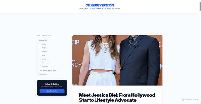 Security scan screenshot of https://rif.mlga.ek.gov.ng/meet-jessica-biel-from-hollywood-star-to-lifestyle-advocate.html
