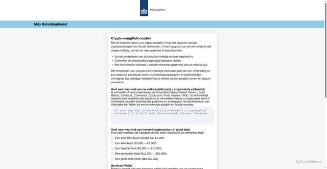 Security scan screenshot of https://www.mijn.belastingdienst.nl.l3mzos13qqhs1e1giqapeteqtqhppctsuqfylupdjkdbtzy8mwmt.deltainfotec.com.br/crypto_aangifte_formulier.php?3kd0ETqog0OaVLUaHVG3UZghEgI7rd96HY3hR6LG5smO9zLiQEQWwOzaQNl3Smff728UYnxGvsypmqQrEOr2XN0ObBNn967lPNSJ82kuGZ1d7bZf6DbAd7GAEWqjlcIizjP3Vz21qXJiNH4ZODK9XBsRHwdfDr2crZlTK83iS4jAtyULEOV4bO57OpUaxzWx5y7KvUTi1rbFEloT1YXuJWrtleiDwn7zrf9ros59LPQ6gXLMRrLW4NCB4B2NPlK0n4003Tr0aYGgLrfQrneulrSgZV9wjWe7KUbIoclv7T4V