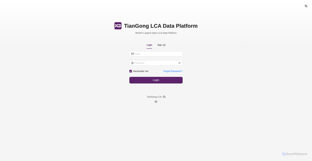 Security scan screenshot of https://tiangong-lca-next-upload-57vdav3os8.edgeone.app/
