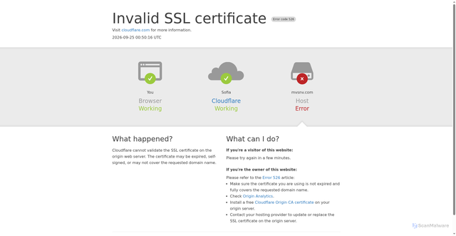 Security scan screenshot of https://hulu-3f6e5.firebaseapp.com/