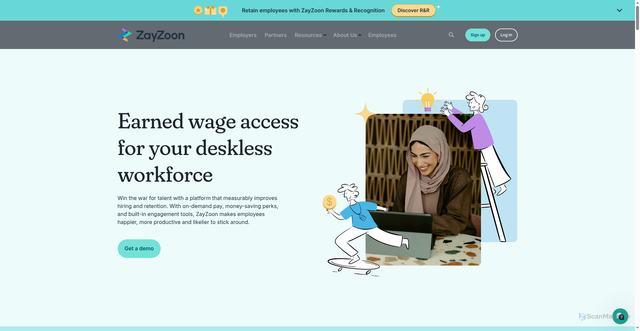 Security scan screenshot of https://zayzoon.com