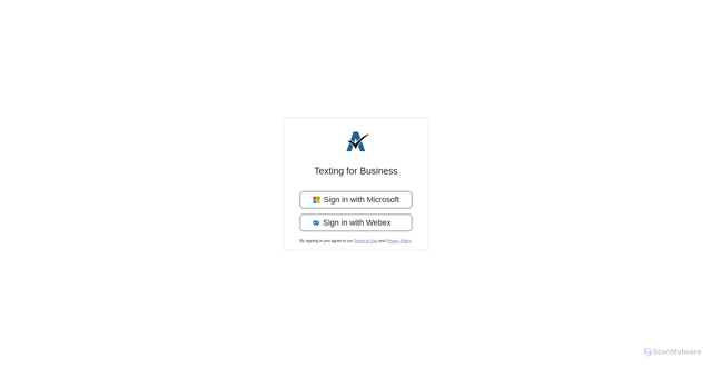 Security scan screenshot of https://text.approvedcontact.net