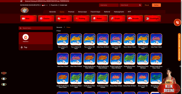 Security scan screenshot of https://apek88up.com/games/poker