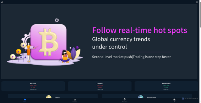 Security scan screenshot of https://cryptot-c.com/