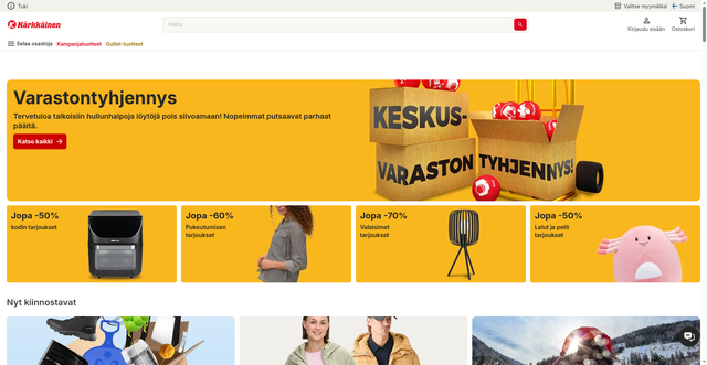 Security scan screenshot of https://karkkainen.com