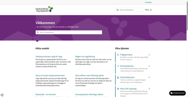 Security scan screenshot of https://www.upphandlingsmyndigheten.se