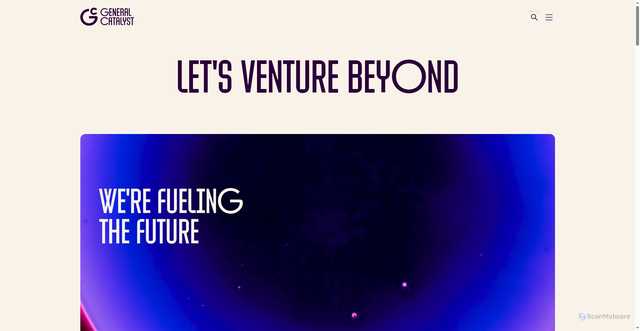 Security scan screenshot of https://generalcatalyst.com