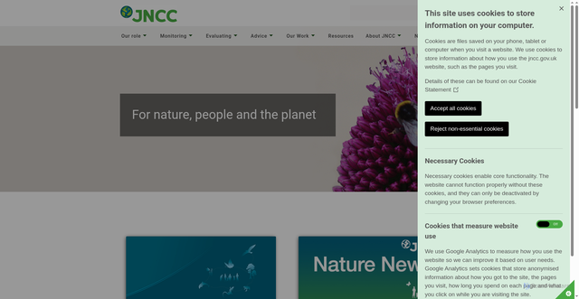 Security scan screenshot of https://jncc.gov.uk/