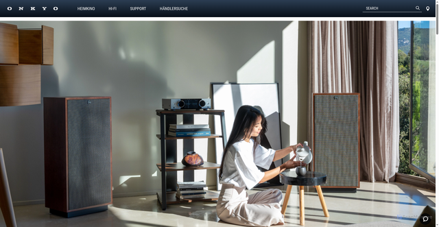 Security scan screenshot of https://onkyo.com