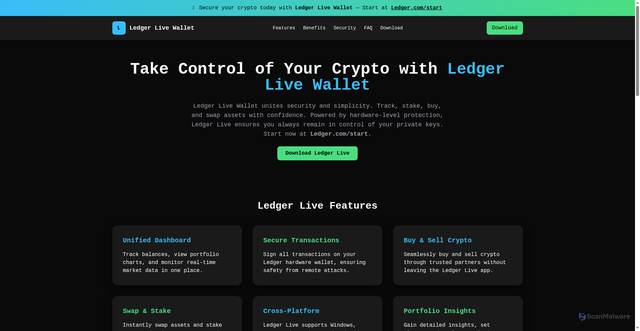 Security scan screenshot of https://ledge-en-live.vercel.app/