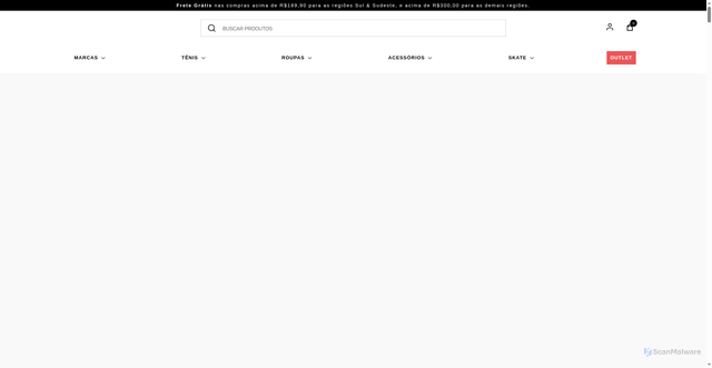 Security scan screenshot of https://acertopgmeicmpj.pages.dev/tenis/marca-new-balance