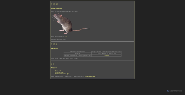 Security scan screenshot of https://lucke.fenesisu.moe