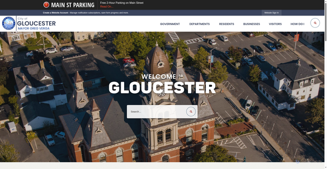 Security scan screenshot of https://gloucester-ma.gov/
