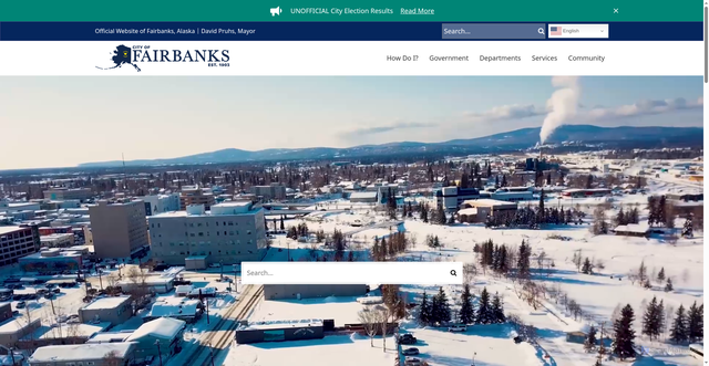 Security scan screenshot of https://www.fairbanks.gov/