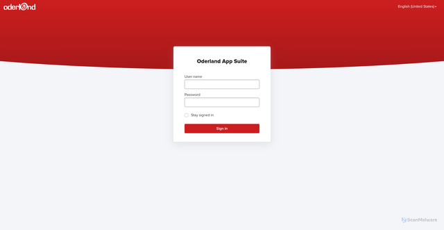 Security scan screenshot of https://ox.oderland.com/