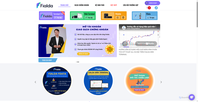 Security scan screenshot of https://fialda.com