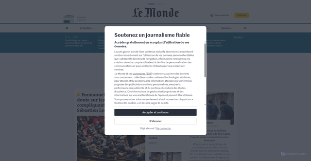 Security scan screenshot of https://choisislecreneau.com/as.php