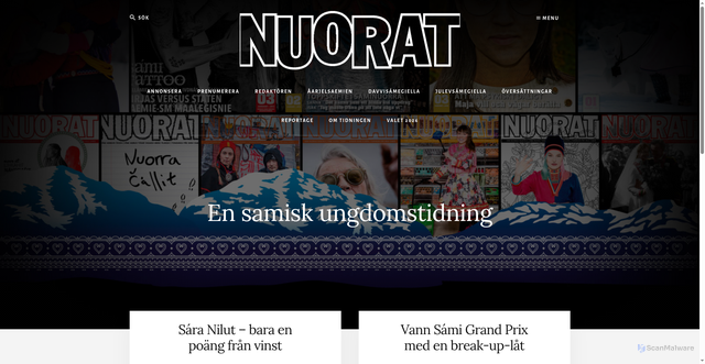 Security scan screenshot of https://nuorat.se