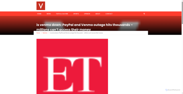 Security scan screenshot of https://veritas.enc.edu/opinion/is-venmo-down-paypal-and-venmo-outage-hits-thousands-millions-cant-access-their-money/