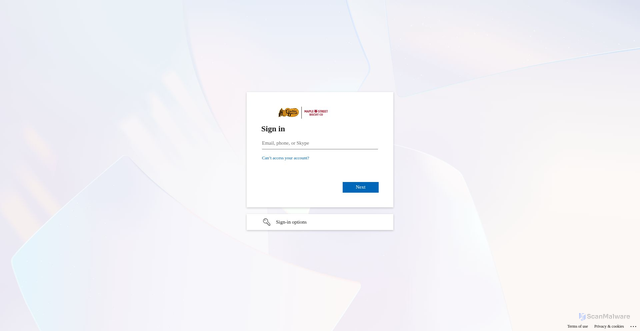 Security scan screenshot of https://crackerbarrel.sharepoint.com