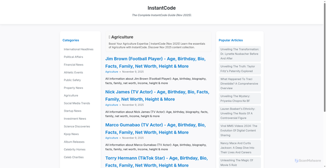 Security scan screenshot of https://filmsave-u2nc83.pages.dev/category/agriculture/index.html