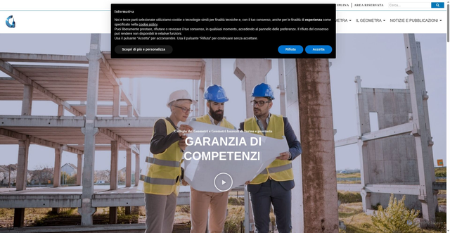 Security scan screenshot of https://collegiogeometri.to.it/