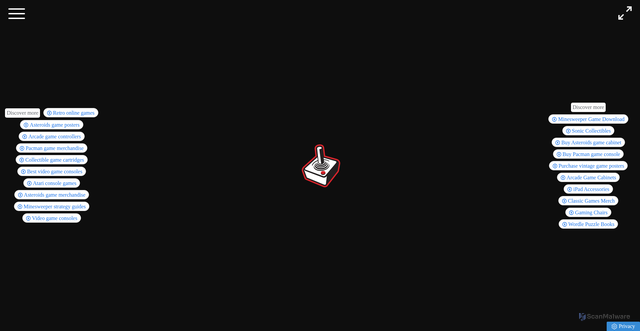 Security scan screenshot of https://freeasteroids.org/