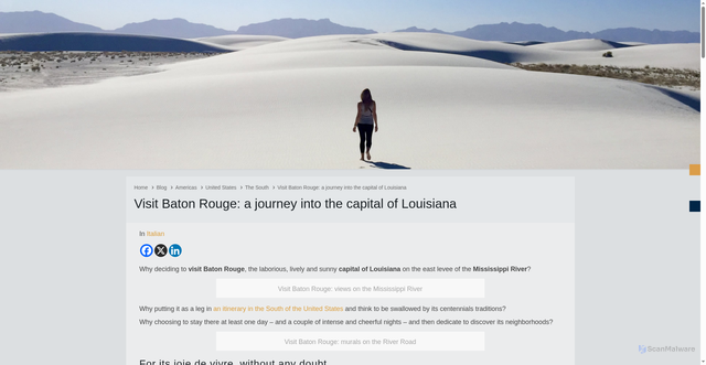 Security scan screenshot of https://www.simonasacri.com/en/americas/united-states/visit-baton-rouge-louisiana.php