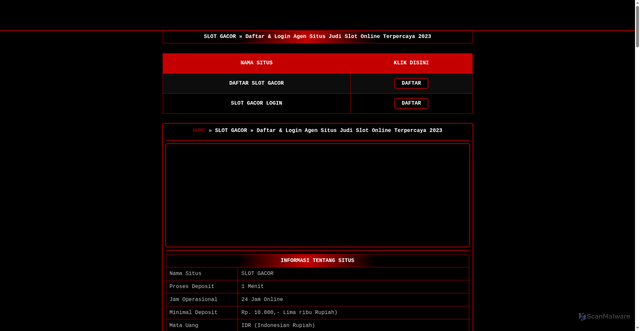 Security scan screenshot of http://disdukcapil-57y.pages.dev/