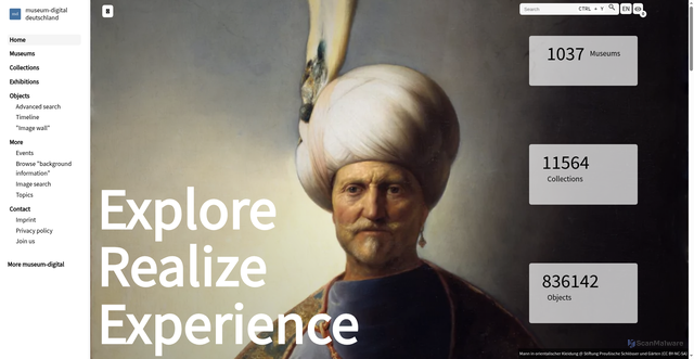 Security scan screenshot of https://nat.museum-digital.de