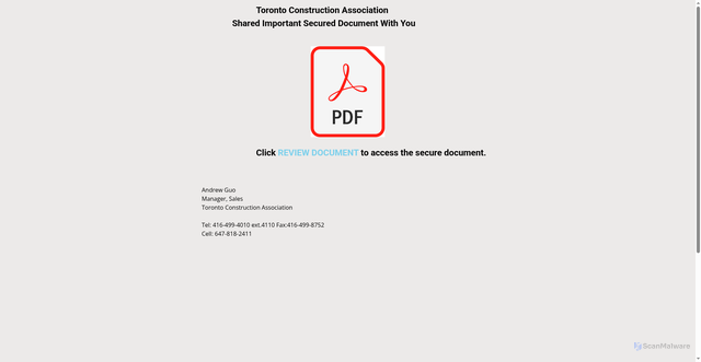 Security scan screenshot of https://tcaconnect.ac-page.com/toronto-construction-association-inc/