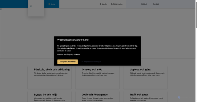 Security scan screenshot of https://gullspang.se/