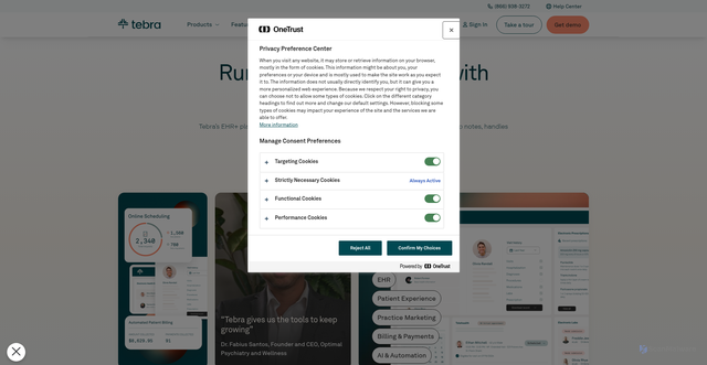 Security scan screenshot of https://patientpop.com
