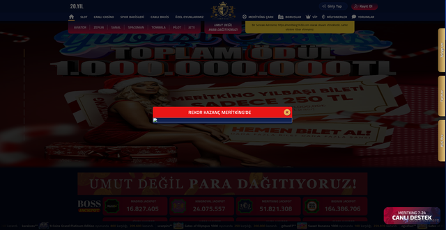 Security scan screenshot of https://mrritking1692.com/play/slot/softswiss/softswiss-MeritkingBonanza/16784/0