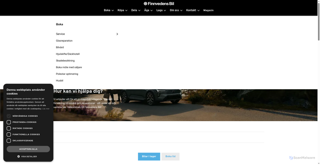 Security scan screenshot of https://bildepot.se