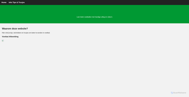 Security scan screenshot of https://voetbal-fgljtyybbn.edgeone.app/