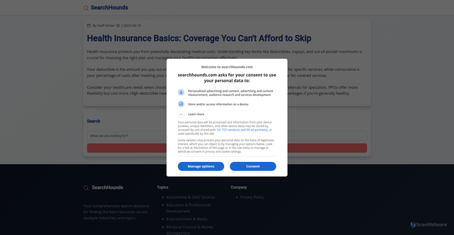 Security scan screenshot of https://clarkhealthohio.gov/