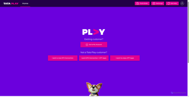 Security scan screenshot of https://tataplay.com