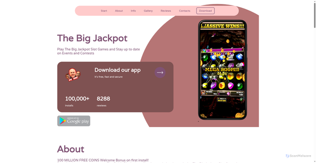 Security scan screenshot of http://play-opap-online.store/