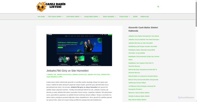 Security scan screenshot of https://blueberry-lefilm.com/jetbahis766-giris-ve-site-hizmetleri/