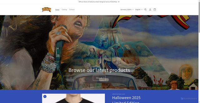 Security scan screenshot of https://sebastianbach.myshopify.com/?srsltid=AfmBOooQb0g6XDW4zQFvpb3ClYQhCQR3SfaVDiYXGZkaPFzDLJ9YKEmL