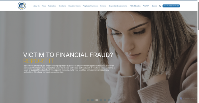 Security scan screenshot of https://www.cima.ky