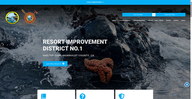 Security scan screenshot of https://sheltercove-ca.gov/