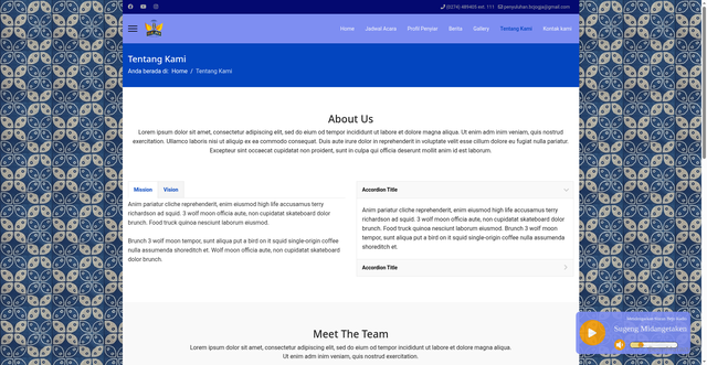 Security scan screenshot of https://bejoradiofm.site/index.php/tim-penyiar