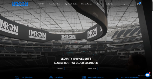 Security scan screenshot of https://imron.com